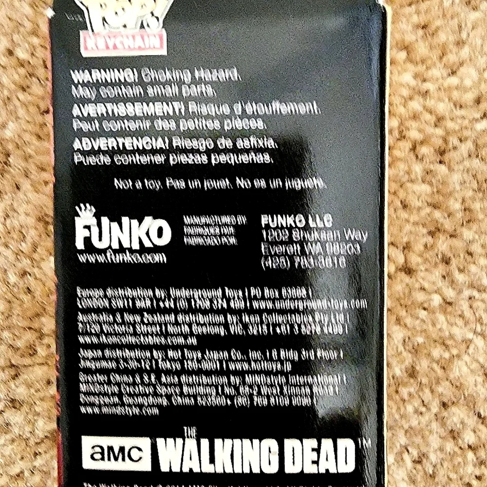 NIB FUNKO POCKET POP KEYCHAINS WALKING DEAD DARYL DIXON FIGURE